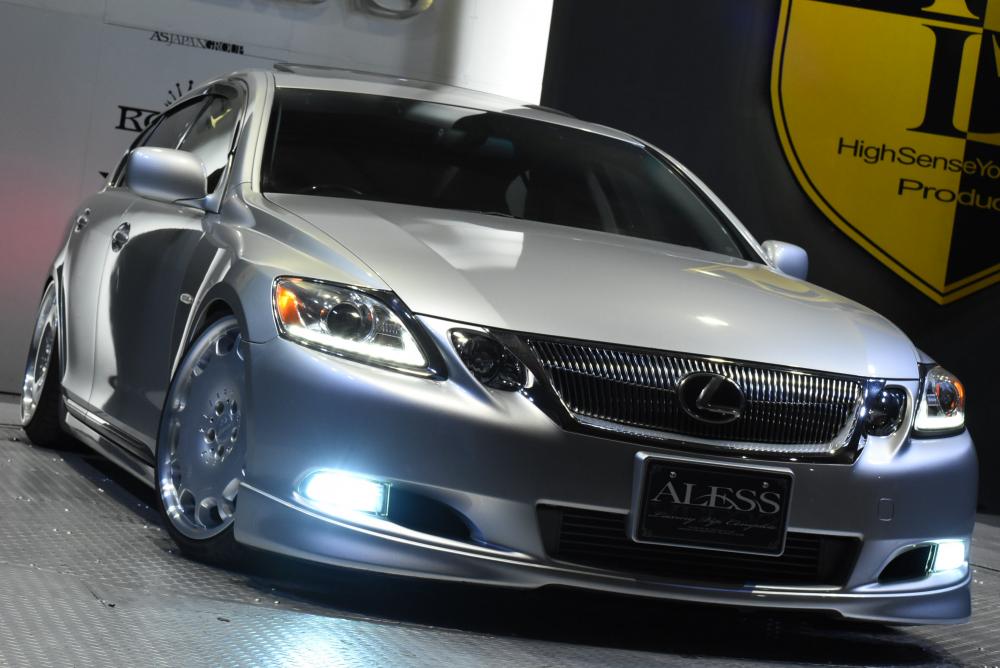 レクサス GS350 黒革 サンルーフ 車高調 カールソン19 - ALESS