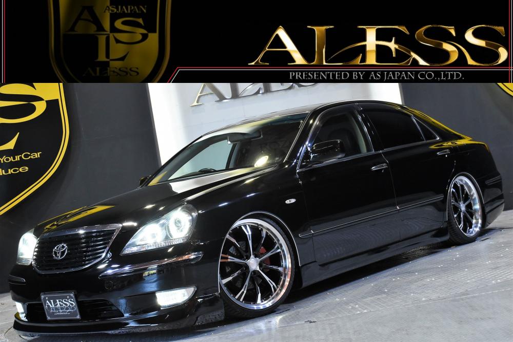 トヨタ クラウンマジェスタ4.3 Cタイプ 黒革シート サスコン エアロ 20