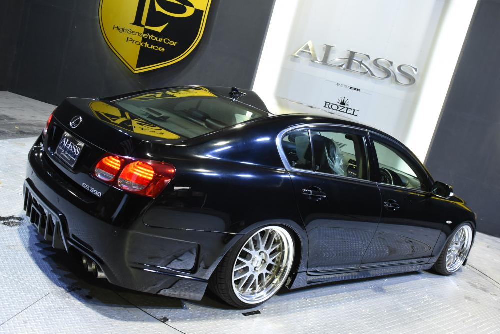 レクサスGS350黒革 ワンスターエアロ 車高調 SSR19 - ALESS在庫車一覧