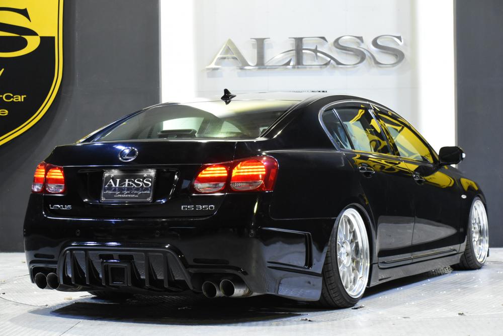 レクサスGS350黒革 ワンスターエアロ 車高調 SSR19 - ALESS在庫車一覧
