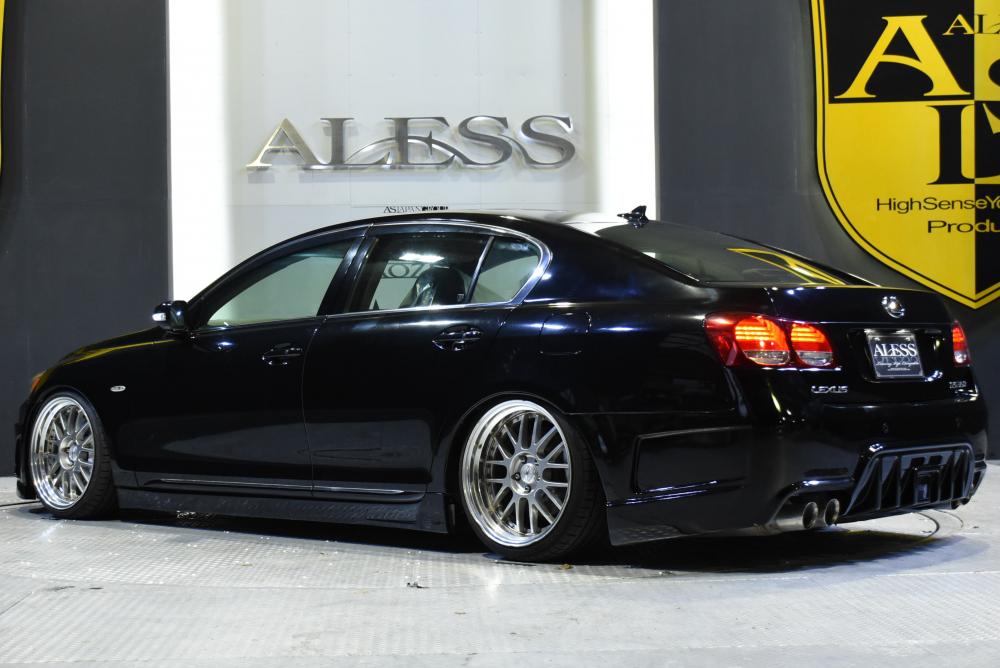 レクサスGS350黒革 ワンスターエアロ 車高調 SSR19 - ALESS在庫車一覧
