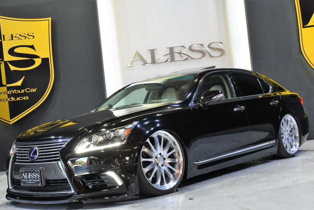 レクサス LS460 バージョンU 革 サンルーフ 後期仕様 WALD22インチ