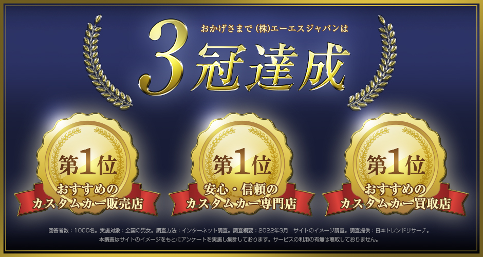 おかげさまで株式会社エーエスジャパンは三冠達成！